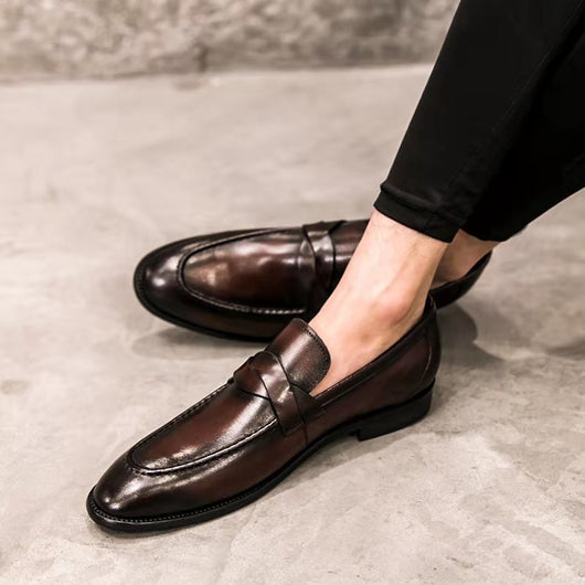 Zapatos de Cuero Británico sin Cordones - Comodidad Casual - Image 2