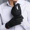 Guantes de Piel de Oveja Tejidos con Pantalla Táctil y Forro de Terciopelo para Hombre