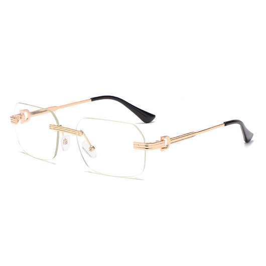 Gafas de Sol Cuadradas con Corte de Cristal Irregular - Image 17