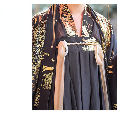 Conjunto de Traje Negro Brillante con Mangas Largas para Parejas - Image 13