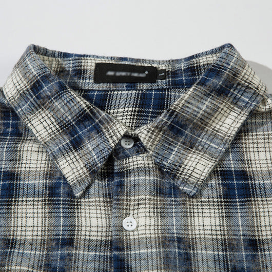 Camisa Cuadriculada Punk Suelta para Hombre - Estilo Rebelde - Image 3
