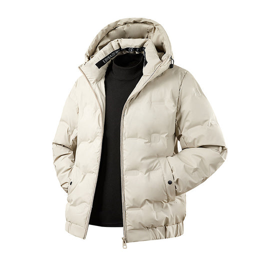 Abrigo Impermeable con Capucha para Hombre - Chaqueta de Plumón Invierno - Image 5