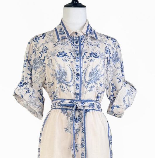 Traje Ejecutivo con Camisa de Manga Enrollada y Pantalón Ancho - Image 9
