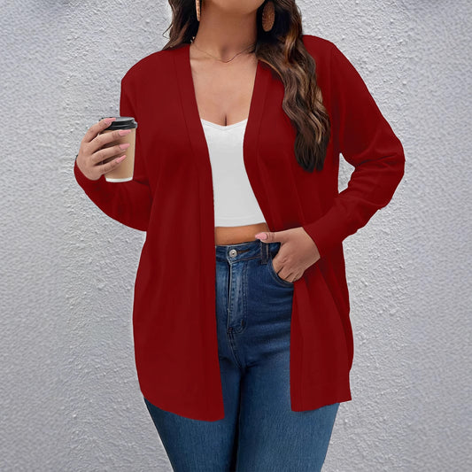 Cardigan Elegante Mujer Básico Versátil
