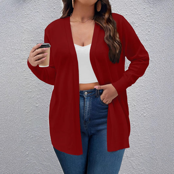 Cardigan Elegante Mujer Básico Versátil