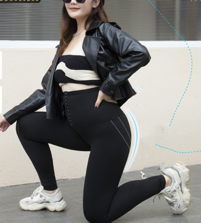 Pantalones de Compresión Tummy Tuck con Suspensión Extra Grande