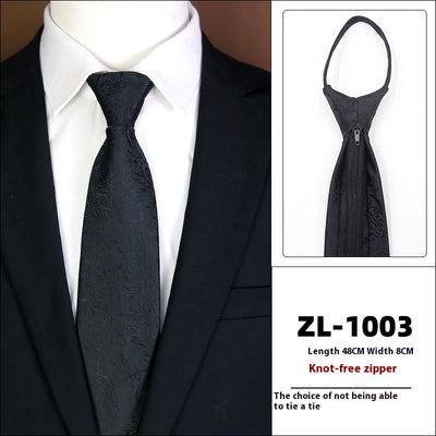 Corbata con Cierre Ejecutiva sin Nudo para Hombre - Image 8