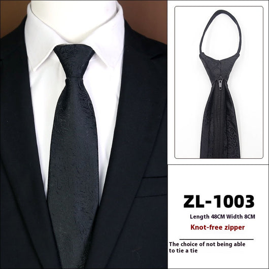 Corbata con Cierre Ejecutiva sin Nudo para Hombre - Image 8