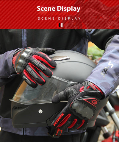 Guantes de Motocicleta Blindados con Pantalla Táctil y Protección Antigolpes - Image 20