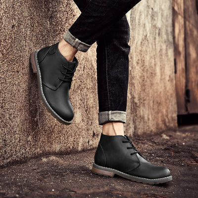 Botas Doc Martens Casual Cuero Crazy Horse Punta Redonda