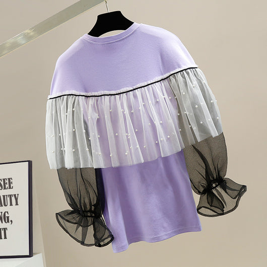 Playera Estilo Occidental con Detalle de Moño 3D Versátil - Image 8
