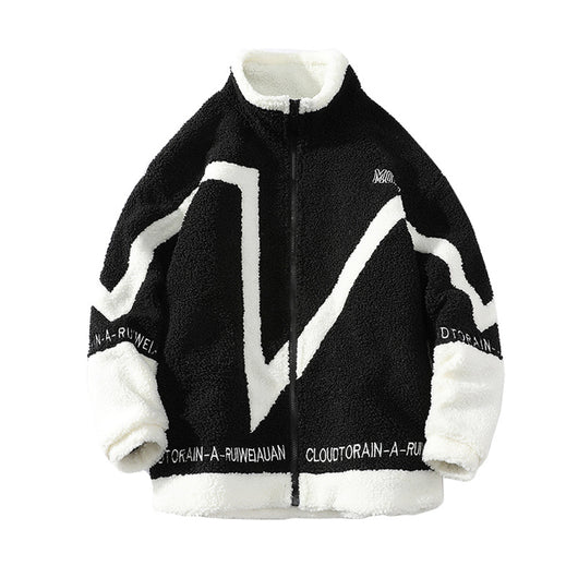 Chaqueta de Lana Cordero con Forro Polar para Hombre - Otoño e Invierno - Image 7