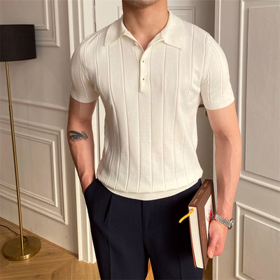 Polo Slim Fit de Manga Corta para Hombre - Diseño Versátil y Moderno