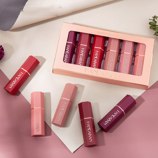 Estuche de 6 Labiales Mate Resistentes al Agua - Image 12