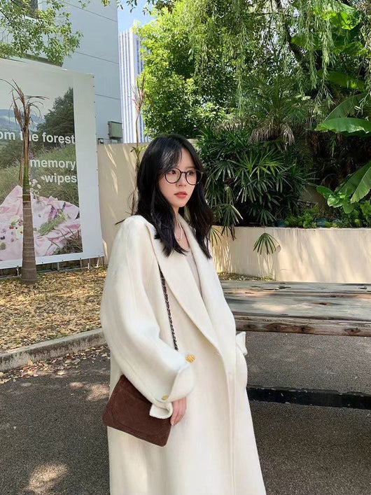Abrigo de Lana Oversize Tipo Blazer Largo - Image 20