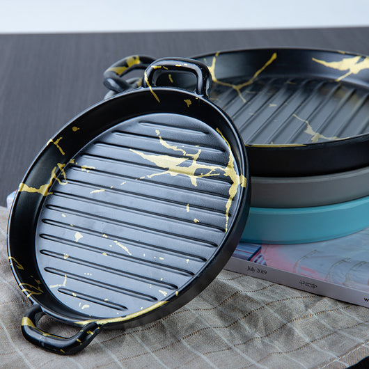 Plato Occidental Melamina Binaural para Barbacoa Creativa - Image 4