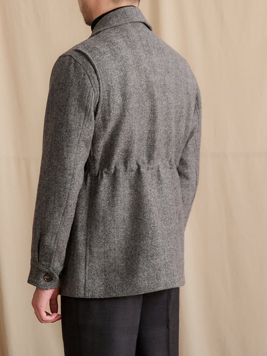 Blazer Ejecutivo de Lana con Cuello Italiano para Hombre - Image 10