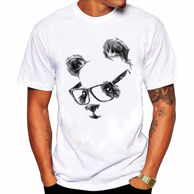 Camiseta Estampada Panda de Manga Corta en Oferta - Image 11