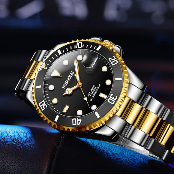 Reloj Mecánico con Pulsera de Acero
