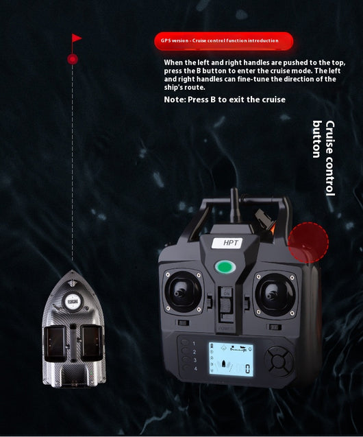 Bote de Cebo Inteligente con Control Remoto y Retorno Automático - Image 25