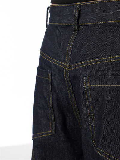 Pantalones Jeans Anchos Patchwork Salchicha Mujer - Casual y Cómodo - Image 21