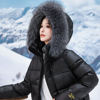 Abrigo Protector para Frío Estilo Coreano Talla Grande Mujer - Image 5