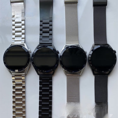Reloj Inteligente GT3 con Pantalla Redonda - Monitor de Frecuencia Cardíaca, Oxígeno y Presión Arterial