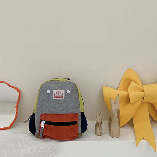 Mochila Infantil de Lona, Simple y Ligera con Protección de Columna para Niños y Niñas - Image 7