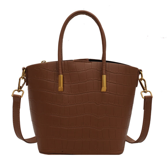 Bolso Cubo Portátil Estilo Coreano para Otoño e Invierno