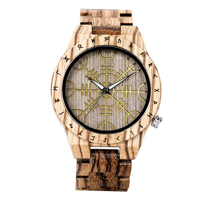 Reloj de Madera Ebony Leisure - Elegancia Natural - Image 4