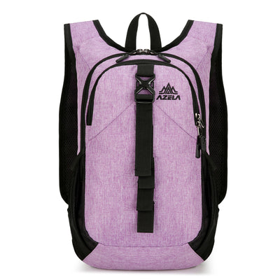 Mochila Casual AZELA Púrpura Ligera, Daypack Multicompartimento con Malla Transpirable - Image 8