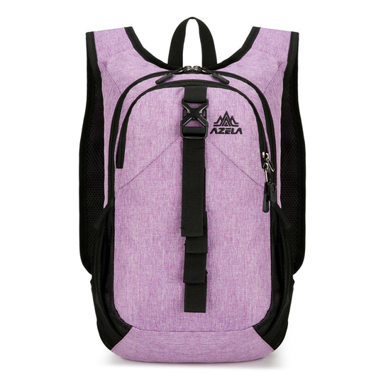 Mochila Casual AZELA Púrpura Ligera, Daypack Multicompartimento con Malla Transpirable - Image 8