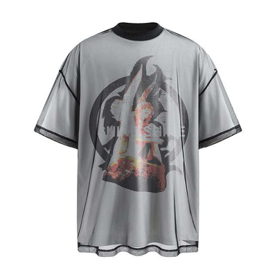 Playera Hombre Ángel Americano Doble Capa Manga Corta Diseño Exclusivo - Image 35