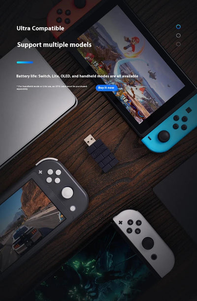 Adaptador Receptor Inalámbrico Universal para Controles de PS5/PS4 en NS y PC - Image 16