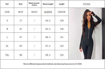 Jumpsuit Largo para Mujer con Cierre Metálico - Otoño e Invierno - Image 7