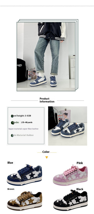 Zapatillas Casuales con Patrón de Estrellas - Colección Primavera Otoño - Image 11