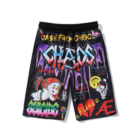 Pantalones Hip-hop Anime Estilo Juvenil 5 Bolsillos - Image 2
