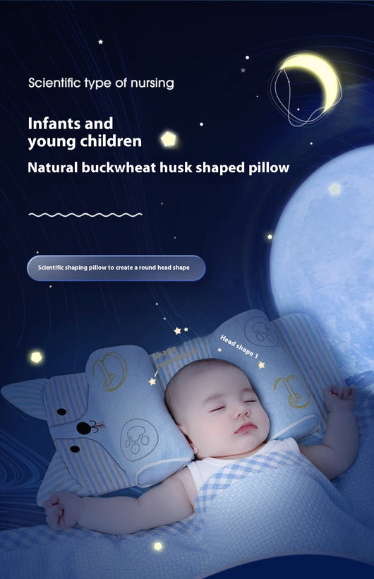Almohada Correctora de Cabeza para Bebé Xiaomi 0-12 Meses con Cáscara de Trigo - Image 47