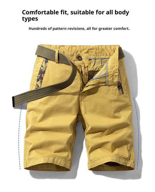 Pantalones Rectos Sueltos de Algodón Puro para Verano - Image 9