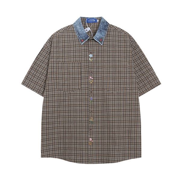 Camisa Cuadriculada Holgada para Hombre - Estilo Casual Versátil
