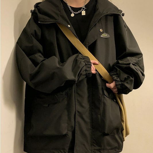 Chaqueta Estilo Americano Suelta Unisex - Diseño Tooling Versátil
