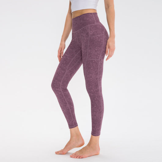 Pantalones Deportivos Ajustados Cintura Alta Levanta Glúteos Secado Rápido - Image 6