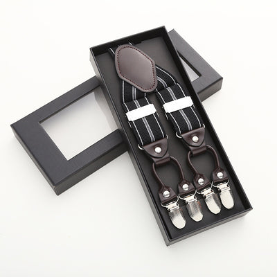 Tirantes Elásticos Multicolor con 6 Clips para Hombre - Image 31