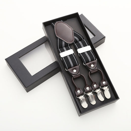 Tirantes Elásticos Multicolor con 6 Clips para Hombre - Image 31