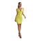 Vestido Bandage Ajustado Escote en V - Diseño Reductor de Cintura