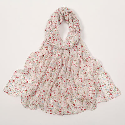 Pañuelo Ligero de Gasa Estampado Floral para Primavera y Verano - Image 11