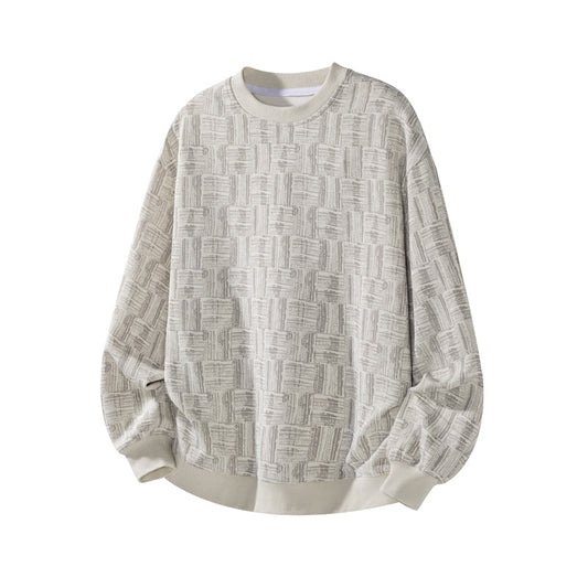 Sudadera Holgada con Cuello Redondo para Hombre - Image 2