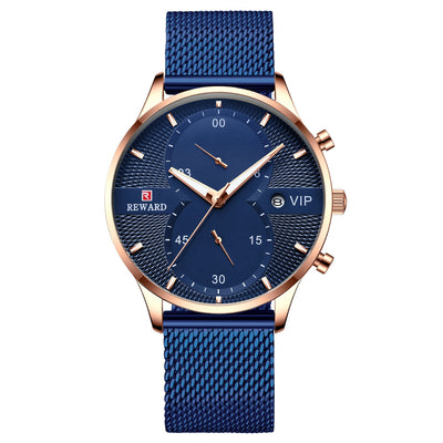 Reloj de Hombre Sumergible con Calendario y Movimiento de Cuarzo - Image 2