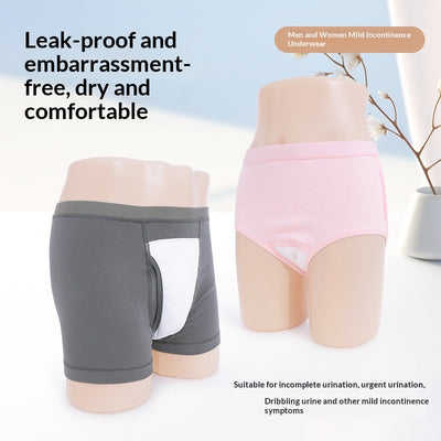 Ropa Interior Absorbente de Algodón para Adultos Mayores
