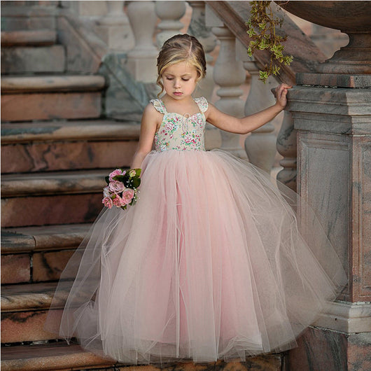 Vestido de Princesa para Niñas - Traje de Actuación Elegante - Image 4